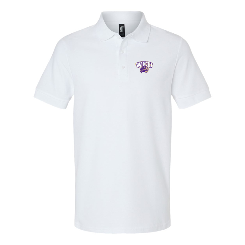 Men'sWestern Carolina Catamounts  Gildan Hammer Pique Polo